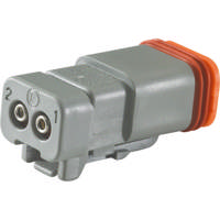 PLUG-IN CONNECTOR 2P DT06 K40AWG14   BG