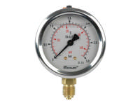 Manometer ø63 w. glycerin