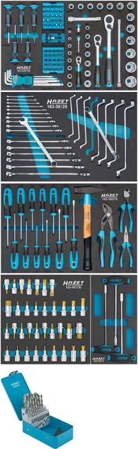 HAZET Tool assortment 0-178N/204 ∙ Number of tools: 204