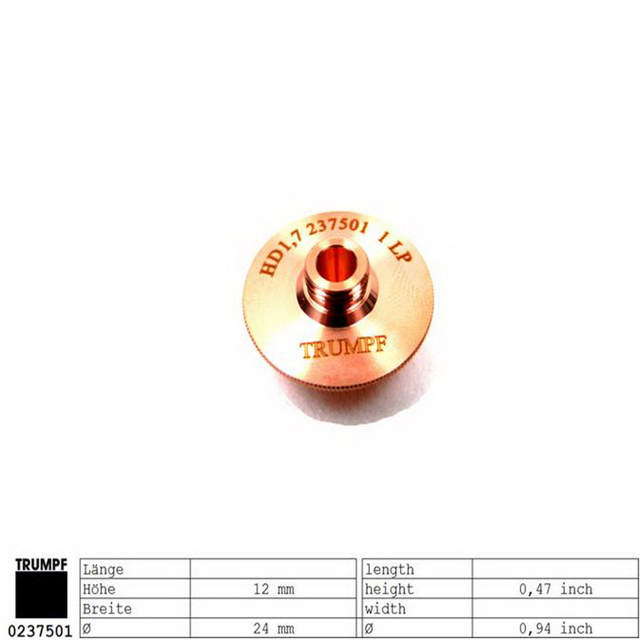 Düse ECE Unverchromt D1,7
