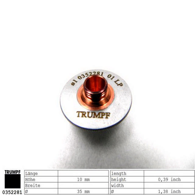 Düse ECE Verchromt D1,0
