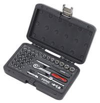 Socket & bit set 1/4'', 35pcs BMCS