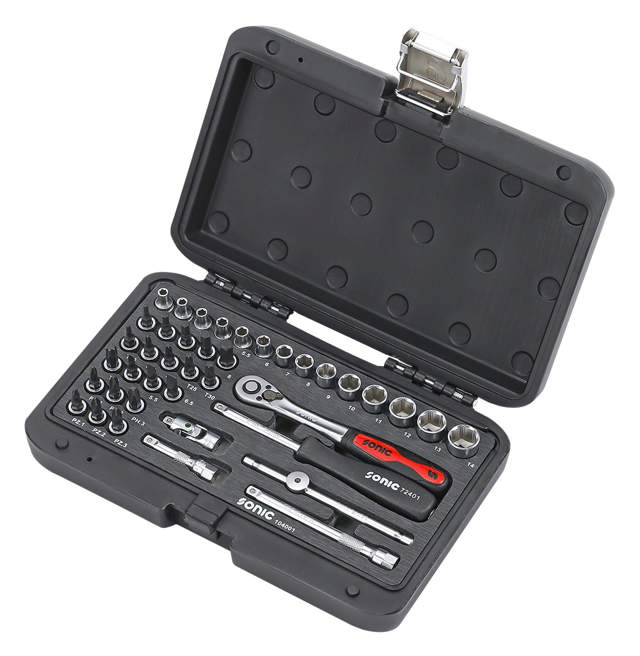 Combination set 1/4'', 40pcs BMCS