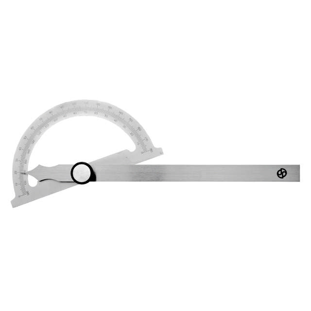 Diesella gradmåler 300x500mm Med Skrue 0-180 gr.