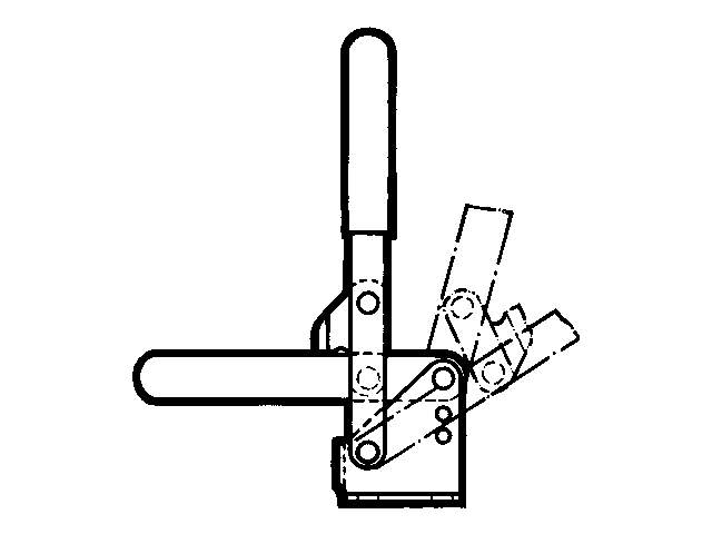 AMF Hurtigspænder 6800-2 lodret 800-1200N