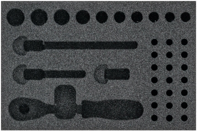 HAZET 2-component soft foam insert 163-253L