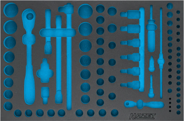 HAZET 2-component soft foam insert 163-258L