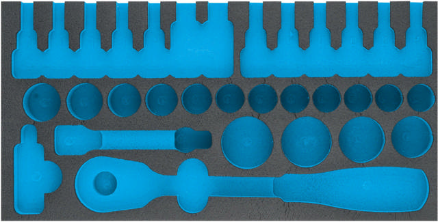 HAZET 2-component soft foam insert 163-272L