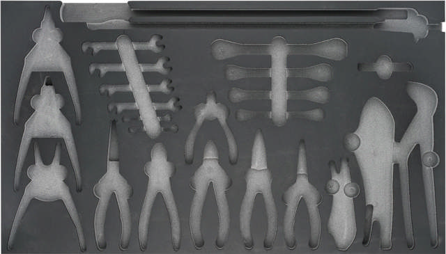 HAZET 2-component soft foam insert 163-319L