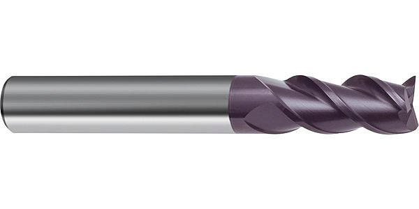 Gühring Endefræser 19986 12,0mm 3 Skærs Cylindrisk Fuld Hårdmetal e8 Fire