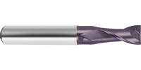Gühring Endefræser 19988 3,0mm 2 Skærs Cylindrisk Fuld Hårdmetal e8 Fire