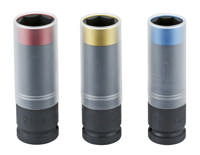 Power-impact socket set 1/2'', 3-pcs