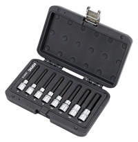 Bit socket hex set 1/2'', 8pcs BMCS
