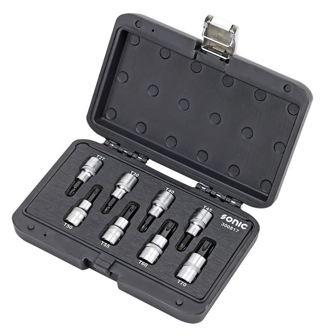 Bit socket TX set 1/2'', 8pcs BMCS
