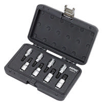 Bit socket spline set 1/2'', 8pcs BMCS