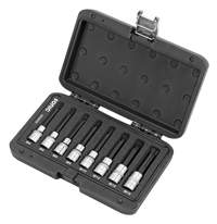 Bit socket spline set 1/2'', 8pcs BMCS