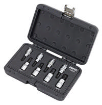 Bit socket ribe set 1/2'', 8pcs BMCS