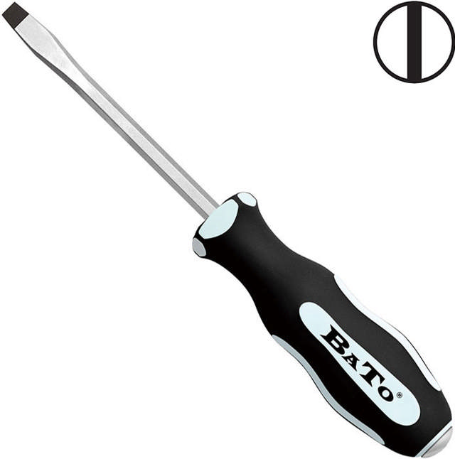 Bato skruetrækker 6,5x125mm lige kærv M/Slag