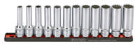 Socket 1/2'', 12 pt. deep on rail 12pt.cs