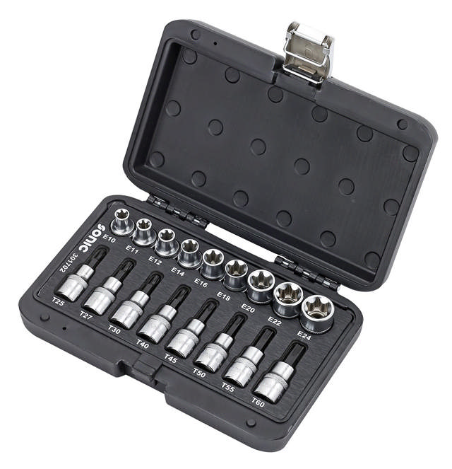 Bit socket TX set 1/2'' 17pcs BMCS