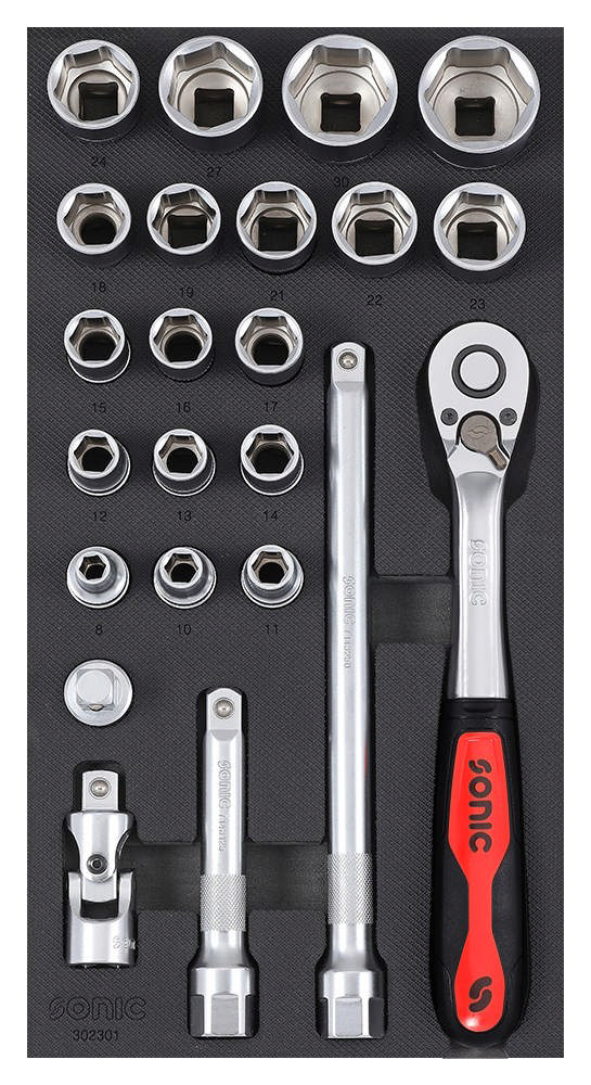 Accessory set 1/2'', SFS 1/3 23-pcs