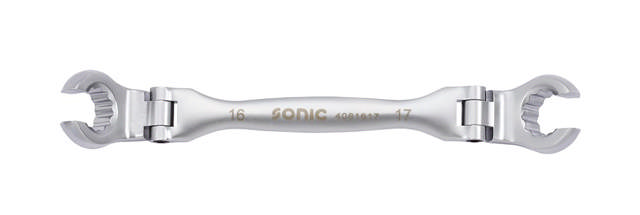 Flexible flare nut wrench 10x11