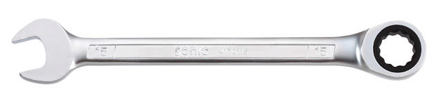 Flat ratcheting wrench 12pt. 14