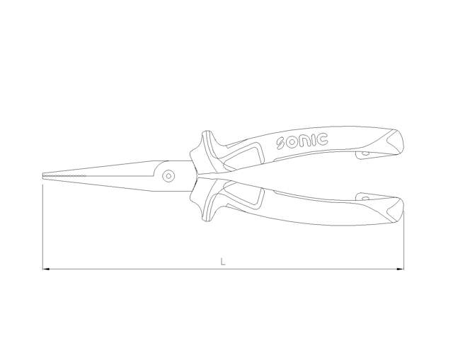 Flat Long Nose pliers 6'' (Germany)