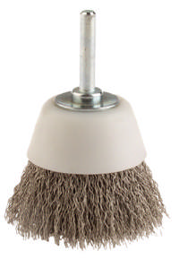 Lessmann Penselbørste 40x6mm 0,3 rustfri Tråd Med plastkappe