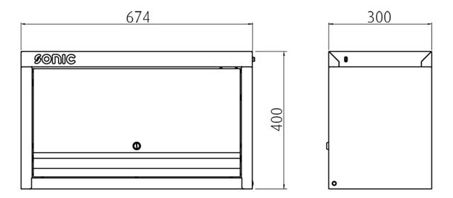 MSS 674mm cupboard