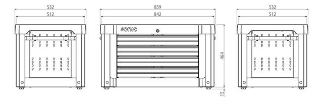 Filled S9 topbox 206pcs SFS