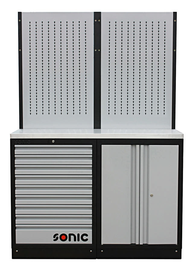 MSS 1348mm setup with stainless steel worktop