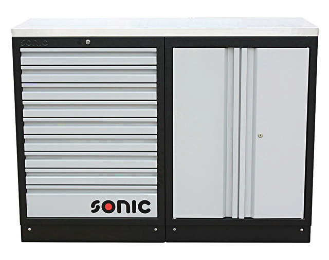 MSS 1348mm setup with stainless steel worktop