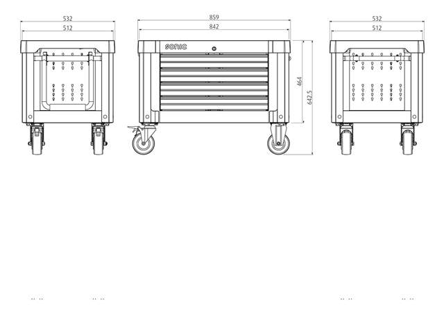 Filled S9 topbox trolley 285pcs SFS