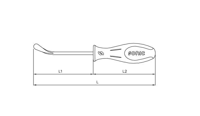 Angle Straight Removal Tool  3X63mm