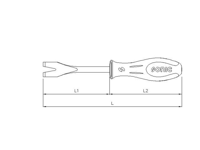 Door upholstery panel remover 110mmL
