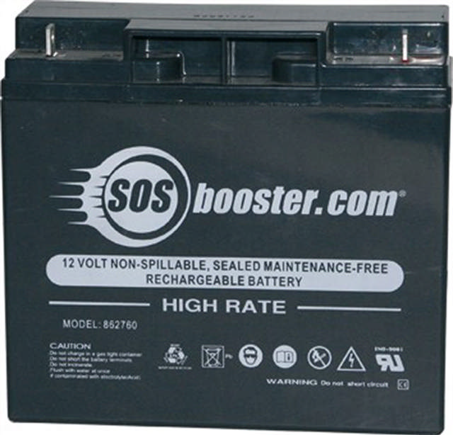 Battery 12V -800A (180x75x168mm) for Micro Booster 12V/800CA