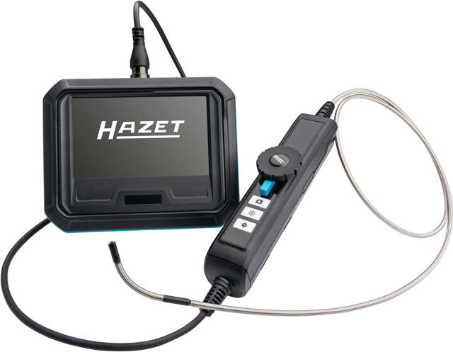 HAZET Borescope set ∙ swivelling probe 180° ⌀ 4.5 mm 4812-21/5AF ∙ Number of tools: 5