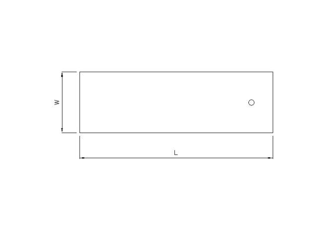 Wedge universal wide (190x60mm)