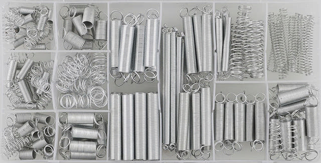 Assortment of tensile and compression springs 200pcs