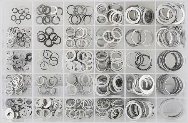 Aluminium washer assortment 300pcs