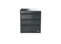 MSS+ 890mm drawer cabinet, 3 drawers