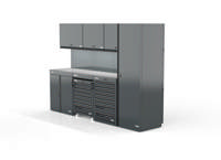 MSS+ composite worktop full height setup