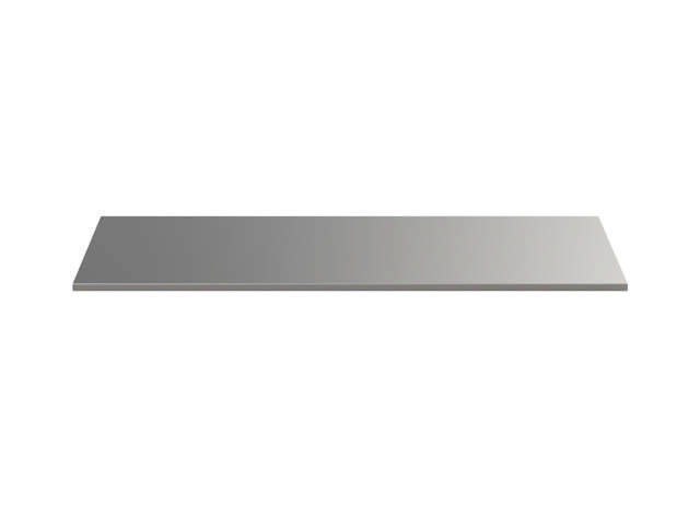 MSS+ stainless steel worktop 1441x650x20mm