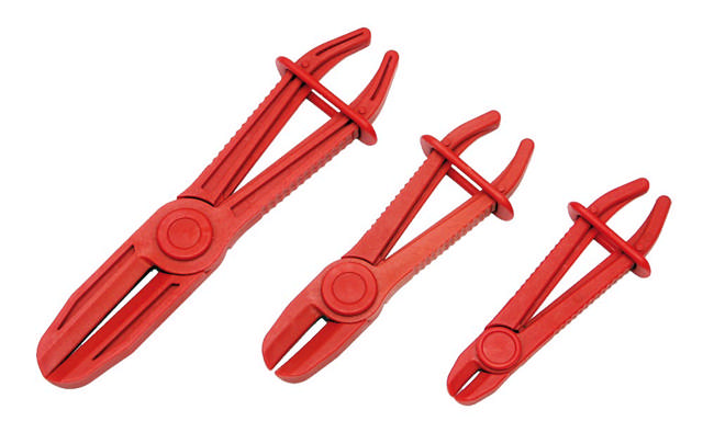 Hose line clamp set 3-pcs