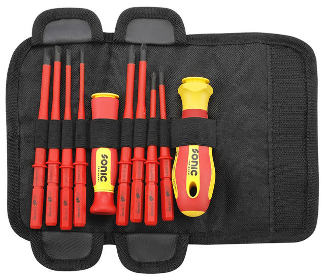 10pcs slim insulate screwdriver set