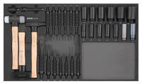 Chisel, hammer and Impact set, SFS 31-pcs
