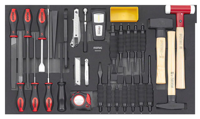 EJumbo 49pc Chisel & hammer & Utility tools set (w/o 5pc)