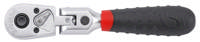 Flexible ratchet 1/4'', 45 teeth with lock function
