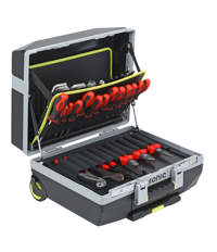 132pcs Filled portable case trolley